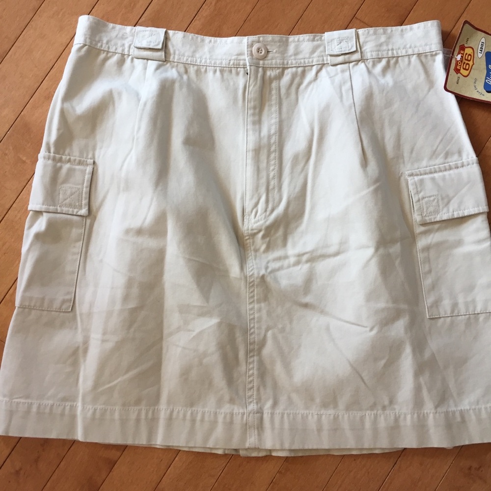 NWT ROUTE 66 Size 18 Tan Khaki Skirt